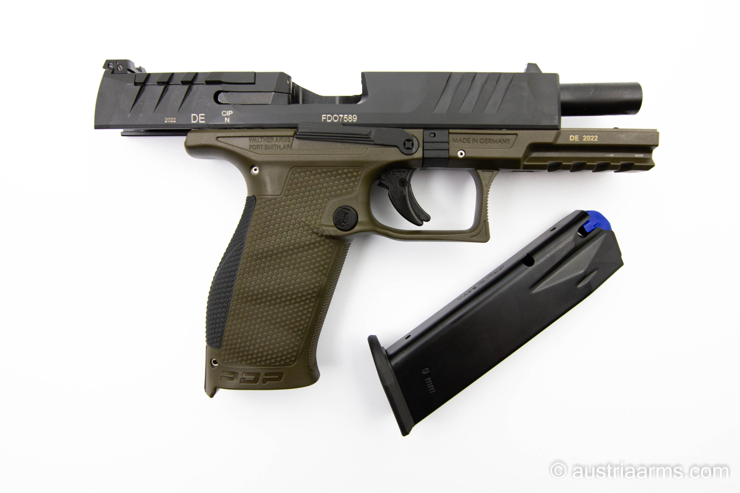 Walther PDP Military OD Green, Standardgröße 4.5 Zoll, 9 x 19 mm – Bild 2