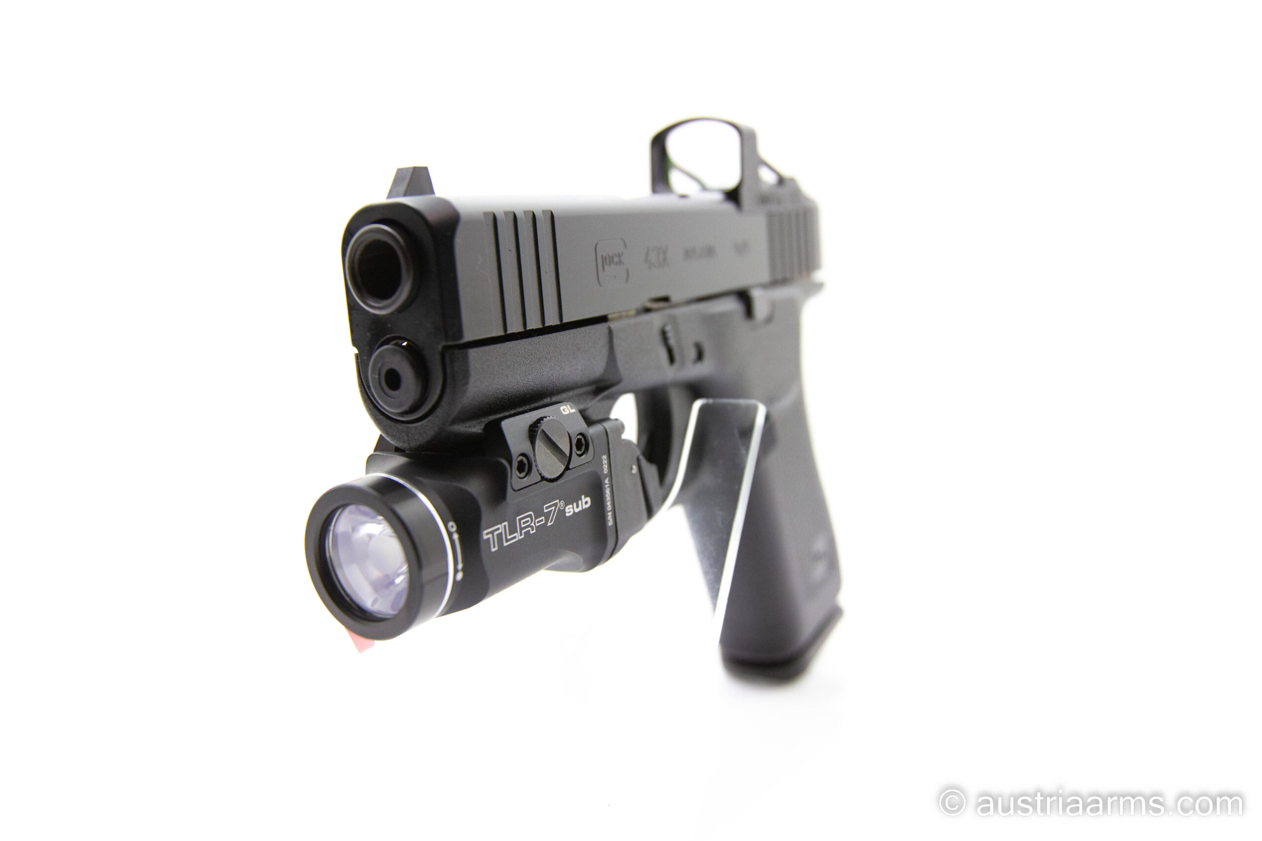 Glock 43X Optics Ready: inklusive Shield RMSc Reddot + Streamlight TLR-7 sub – Bild 2