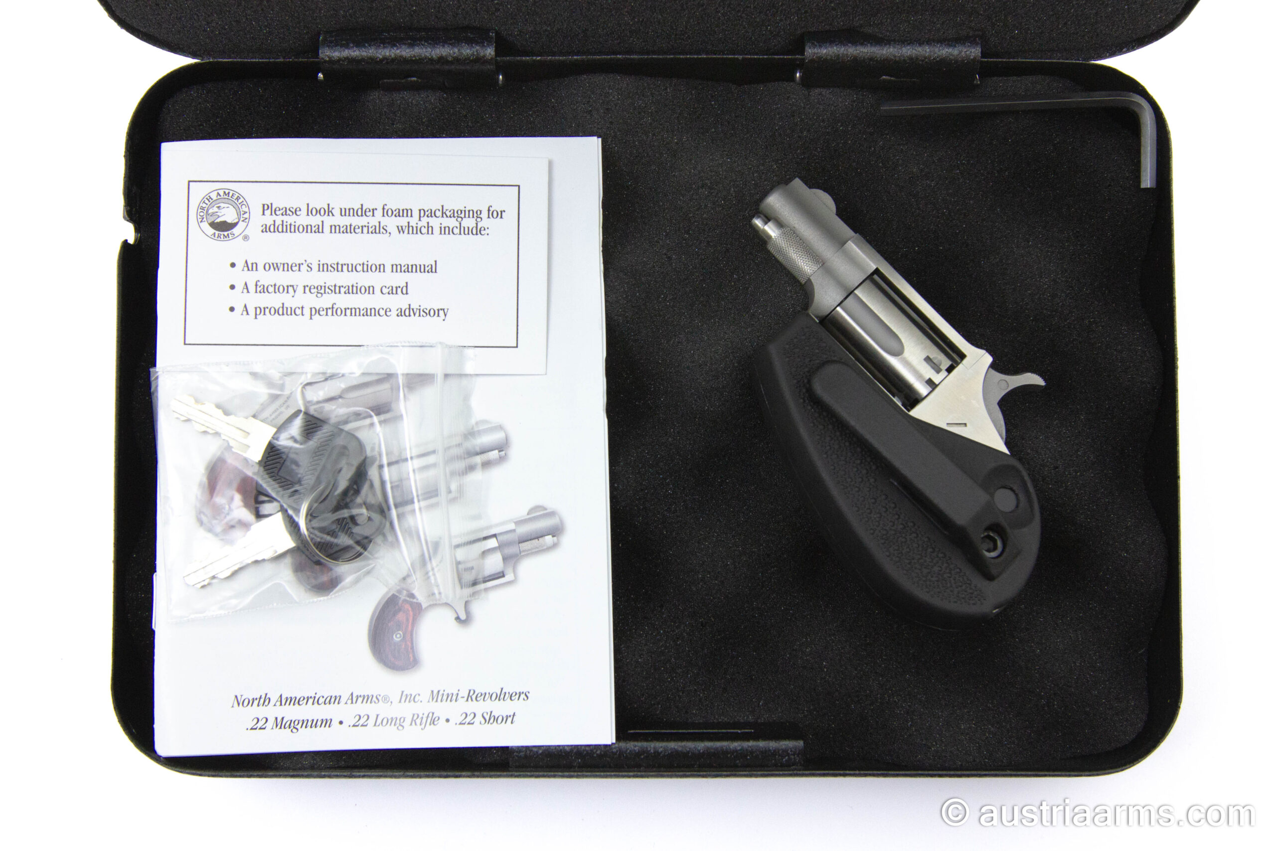 North American Arms NAA Mini Revolver mit Holstergriff, .22 LR – Bild 2