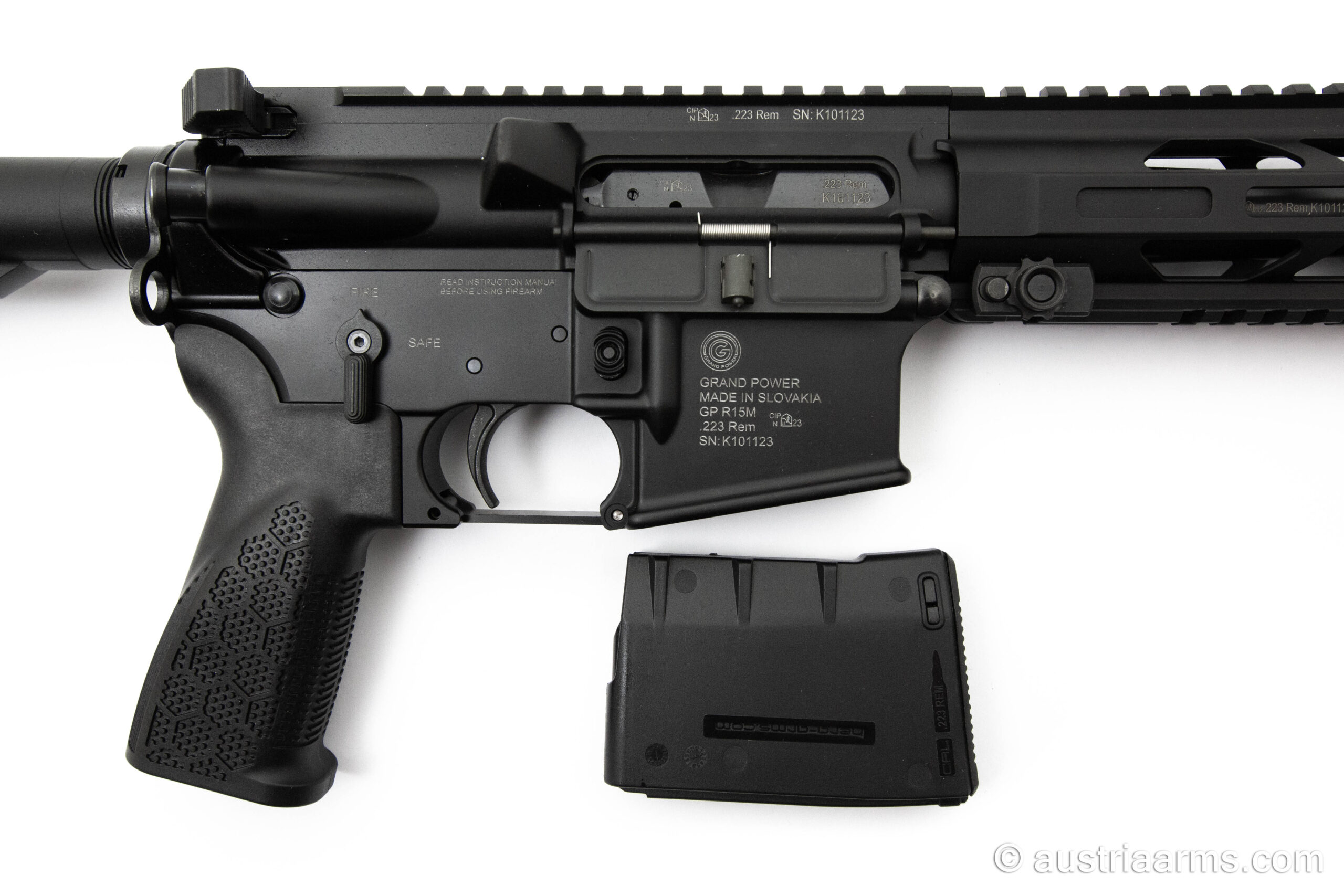 Grand Power GP R15M 14.5' Short-Stroke Piston Kal. .223 Rem – Bild 2