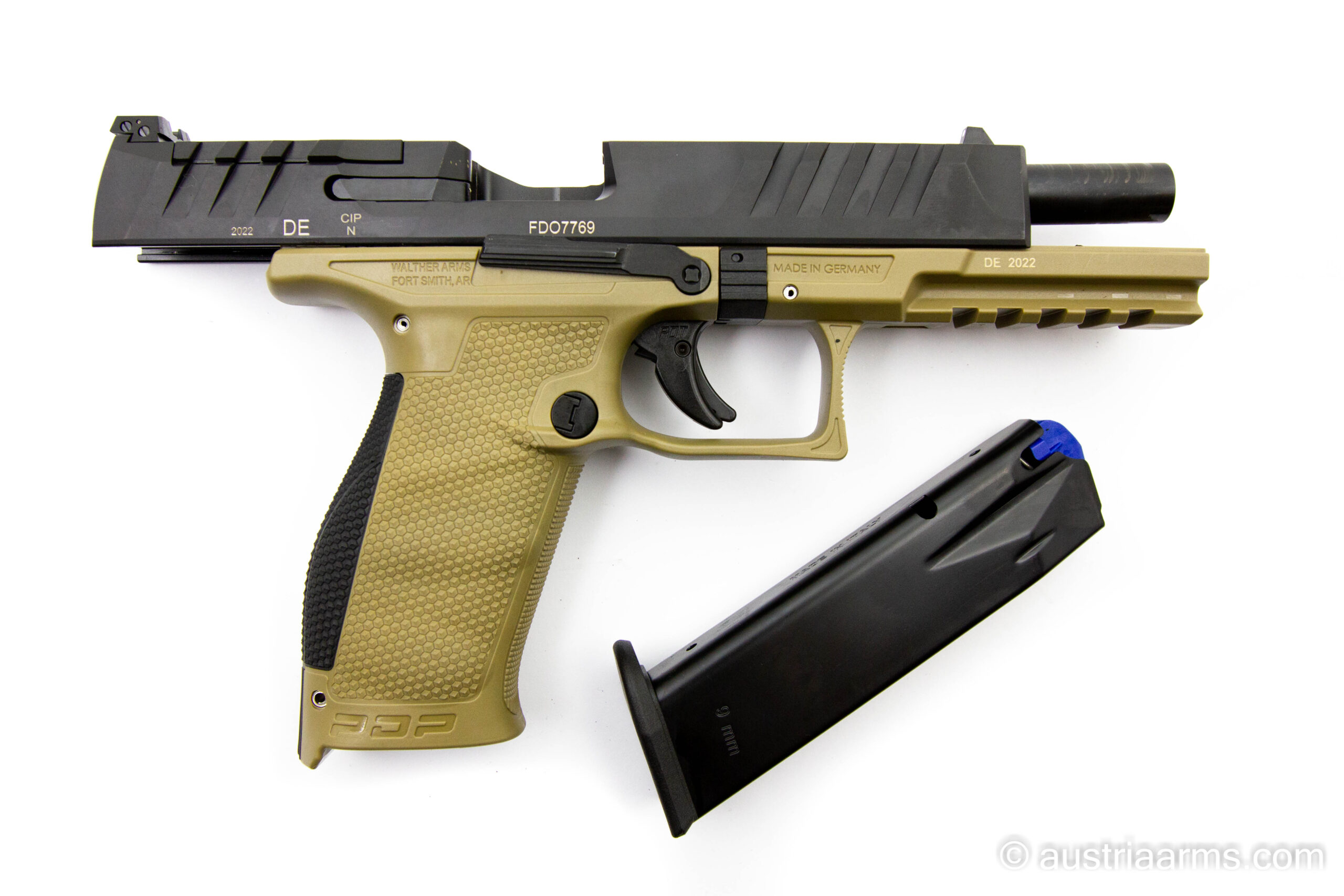 Walther PDP, Farbton  FDE, Sportwaffengröße 5.0 Zoll, 9 x 19 mm – Bild 3