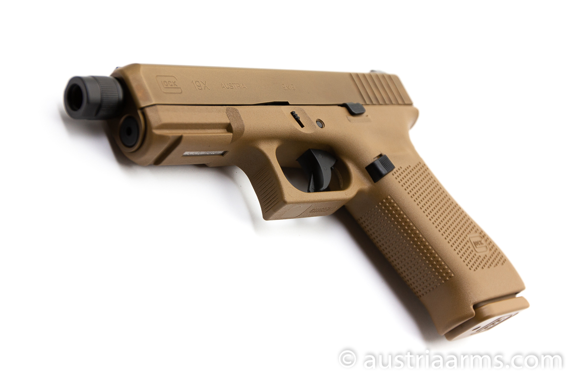 Glock 19X Tactical, Gewindelauf / threaded barrel, 9 x 19 mm – Bild 5