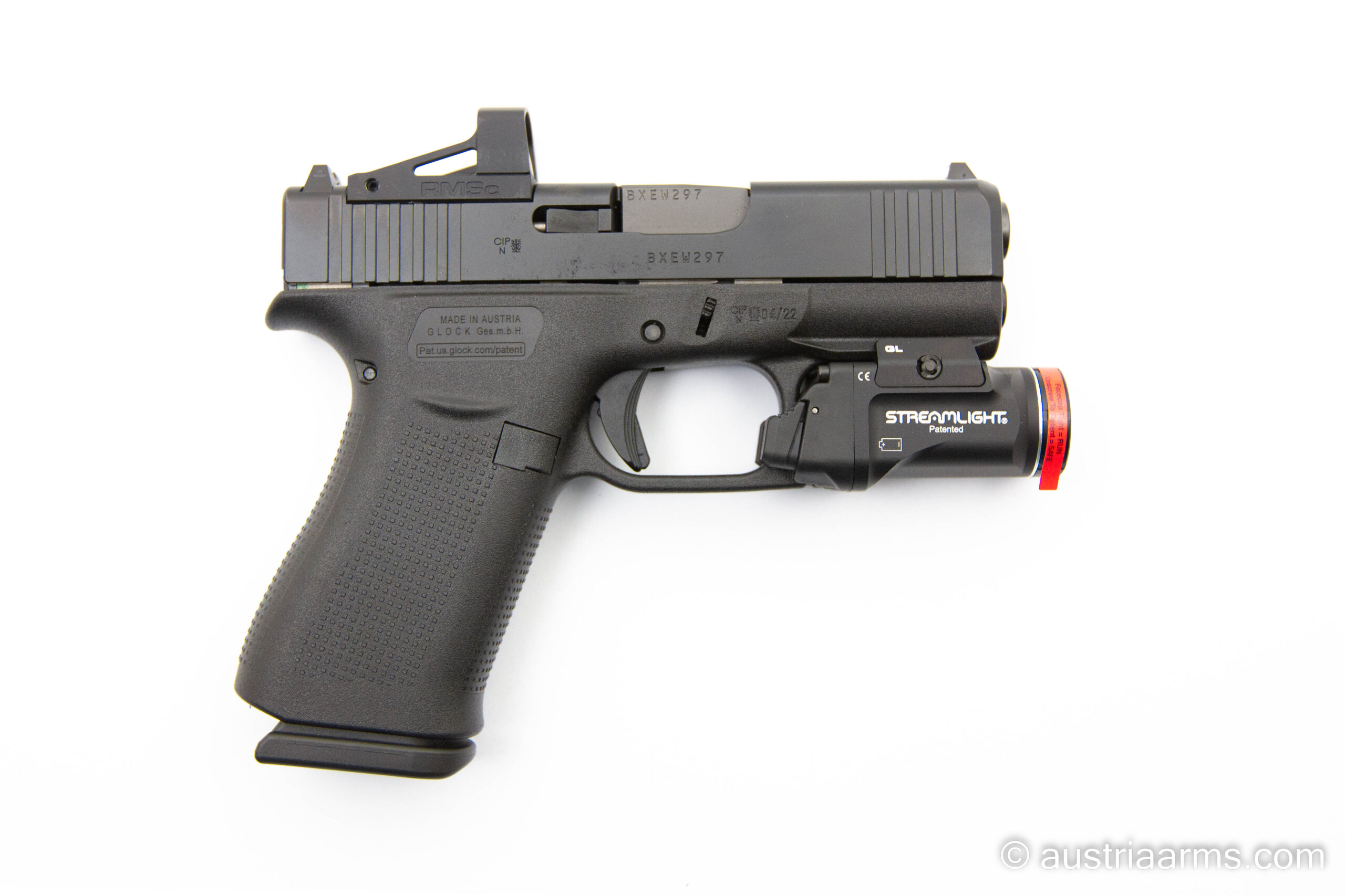 Glock 43X Optics Ready: inklusive Shield RMSc Reddot + Streamlight TLR-7 sub – Bild 6