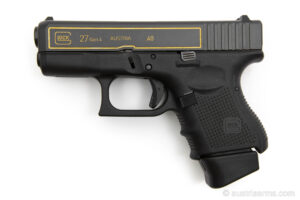 Glock 27 Gravurmodell "Lord of Dogs", neuwertige Sammlerwaffe, .40 S&W
