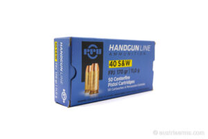 PPU .40 S&W FPJ 170grs - Vollmantel, Flachkopf