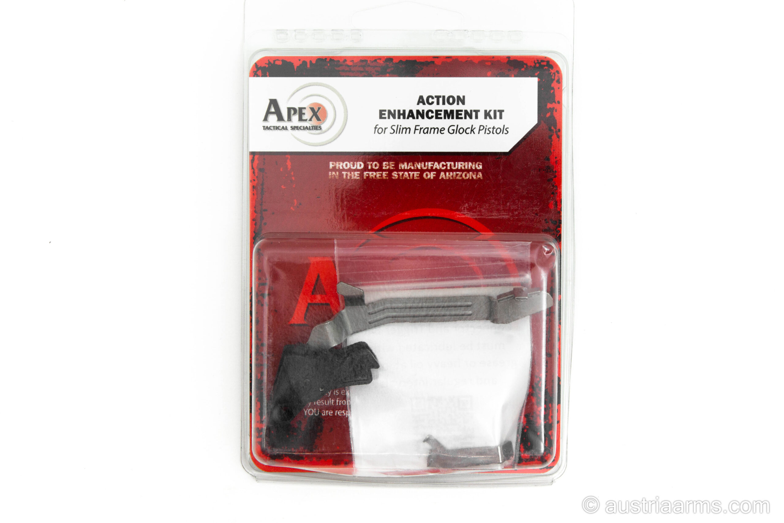 Apex Action Enhancement Trigger w Triggerbar BLK Glock X Slim Frame