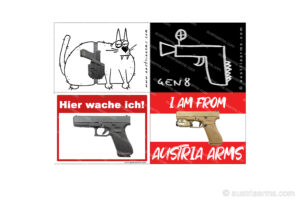 Austria Arms Sticker Pack #3