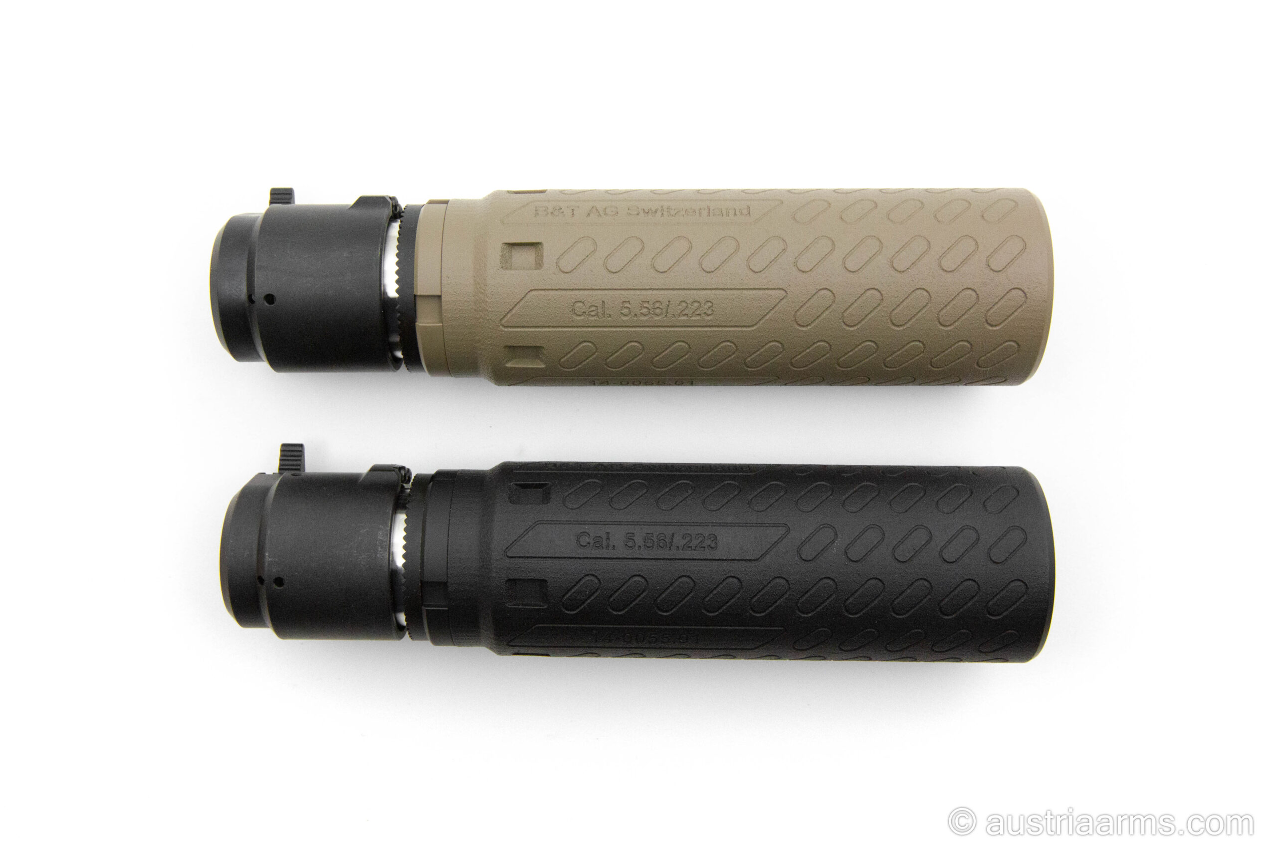 B&T RBS PRINT X Regular + Compact Rifle Supressor 5 56mm 223 BLK + FDE 2